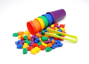 Colored counting bears set